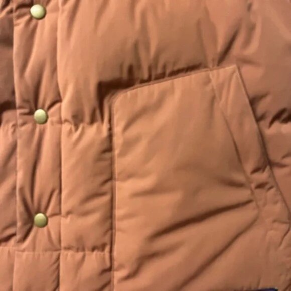 Patagonia Reversible Blue and Orange Outdoor Fleece Vest - Picture 4 of 4